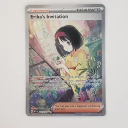 Pokemon TCG - Erika's Invitation SIR MEW 203/165 S&V: 151 NM Free Ship - Image 2