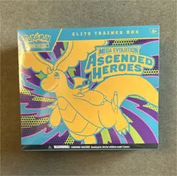 Pokemon TCG Mega Evolution Ascended Heroes Elite Trainer Box English Booster Dr… - Image 1