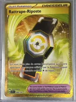 CARTE POKEMON RATTRAPE-RIPOSTE 249/191 GOLD ETINCELLES DEFERLANTES EV08 FR - Image 1
