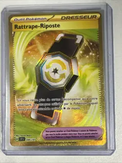 CARTE POKEMON RATTRAPE-RIPOSTE 249/191 GOLD ETINCELLES DEFERLANTES EV08 FR - Image 2
