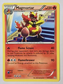 Pokemon MAGMORTAR 21/124 Rare Dragons Exalted - Near Mint 🍒 - Image 2