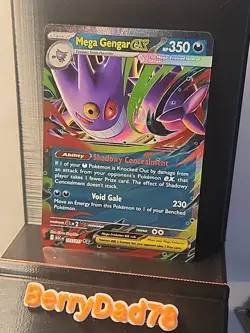 Mega Gengar EX 125/217 Ascended Heroes Holo Pokemon TCG NM - Image 1