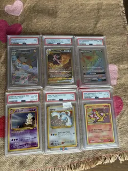 Pokemon PSA Holo Lot - Lugia Espeon Moltres Raichu Slowking Palkia - Image 1