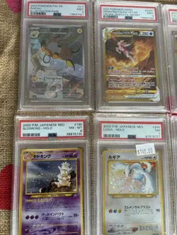 Pokemon PSA Holo Lot - Lugia Espeon Moltres Raichu Slowking Palkia - Image 2