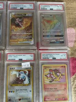 Pokemon PSA Holo Lot - Lugia Espeon Moltres Raichu Slowking Palkia - Image 3