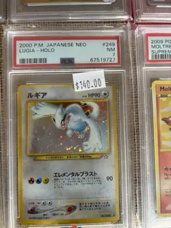 Pokemon PSA Holo Lot - Lugia Espeon Moltres Raichu Slowking Palkia - Image 4