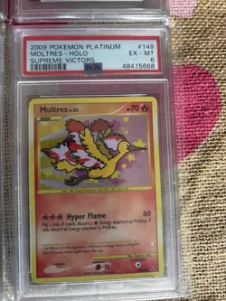 Pokemon PSA Holo Lot - Lugia Espeon Moltres Raichu Slowking Palkia - Image 5