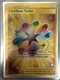 CARTE POKEMON FORTIFIANT TURBO 200/189 DRESSEUR GOLD TENEBRES EMBRASEES EB03 FR - Image 1