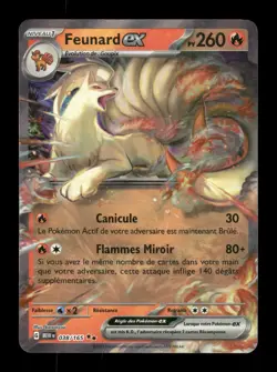 Carte Pokemon Feunard ex 038/165 151 FR - Image 1