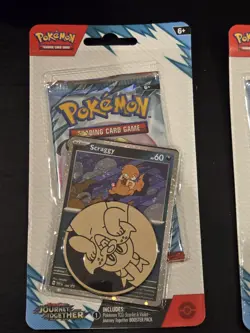 Pokemon TCG Journey Together Yanma & Scraggy Booster Blister Pack Lot Of 2 - Image 5