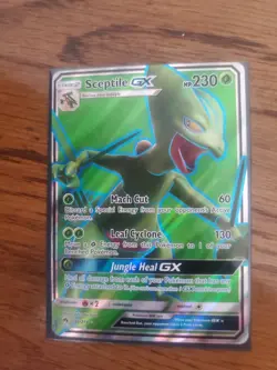 Pokemon TCG Sceptile GX Lost Thunder 196/214 Holo Full Art Ultra Rare VLP - Image 1