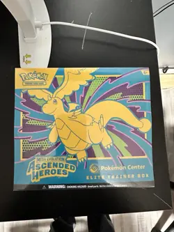 Pokemon Mega Evolution-Ascended Heroes Pokemon Center Elite Trainer Box in hand - Image 1
