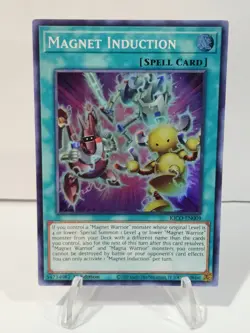 YUGIOH 3X MAGNET INDUCTION KICO-EN009 SUPER 1ST EDITION NM - Image 1