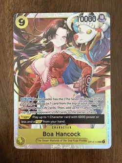 Boa Hancock SR OP14-112 The Azure Sea's Seven English One Piece TCG Super Rare - Image 1