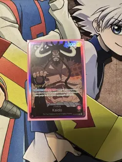 SUPER PRE RELEASE One Piece TCG Kaido Leader ST04-001 Starter Deck 4 FOIL - Image 1