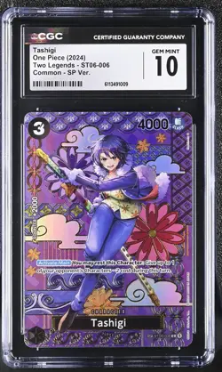 2024 One Piece Tashigi (SP) ST06-006 Two Legends Foil CGC 10 - Image 1