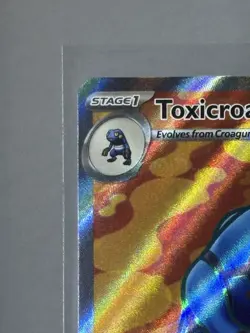 Pokemon TCG Toxicroak EX Scarlet & Violet Base Set Holo Ultra Rare Card 232/198 - Image 2