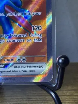 Pokemon TCG Toxicroak EX Scarlet & Violet Base Set Holo Ultra Rare Card 232/198 - Image 5