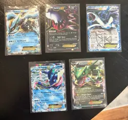Lot Of 5 Vintage Pokemon Black Star Promo Cards From BW And XY LP-MP TCG - Image 1