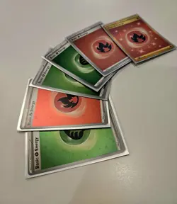 6 Holo Pokemon Basic Energy Card Lot NM/M For Collectors - Image 1