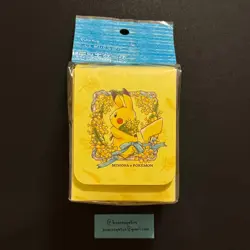 Pokemon Center Japan MIMOSA e Pikachu Card Sleeves + Deck Box ~ US SELLER - Image 5