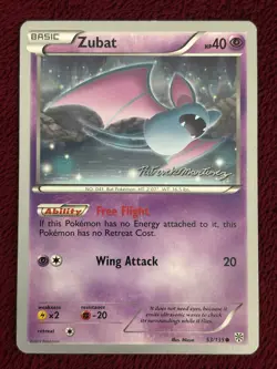 Zubat 53/135 World Championship 2015 Pokemon DNA GAMES TCG Card - Image 1