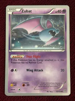 Zubat 53/135 World Championship 2015 Pokemon DNA GAMES TCG Card - Image 1