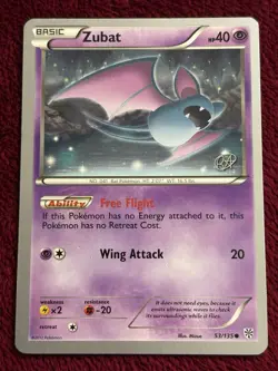 Zubat 53/135 World Championship 2015 Pokemon DNA GAMES TCG Card - Image 1