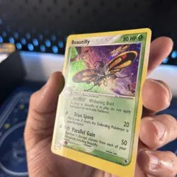 Pokemon Card Beautifly 2/109 EX Ruby & Sapphire Holo Nintendo 2003 Crease - Image 4