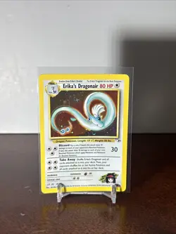 Erika's Dragonair Holo Rare Gym Heroes Card 4/132 Lightly Played VLP SWIRL!!! - Image 1
