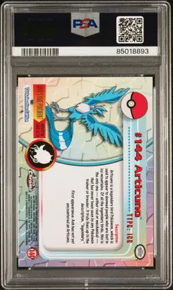 Articuno # 144 - TOPPS CHROME HOLO Series 2 Pokemon Card - PSA 10 GEM MINT - Image 3