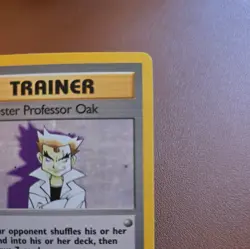 Pokemon TCG Imposter Professor Oak Base Set 2 102/130 Regular Rare trainer card - Image 3