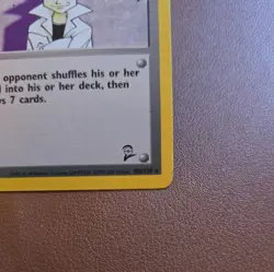 Pokemon TCG Imposter Professor Oak Base Set 2 102/130 Regular Rare trainer card - Image 4