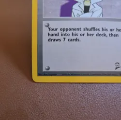 Pokemon TCG Imposter Professor Oak Base Set 2 102/130 Regular Rare trainer card - Image 5