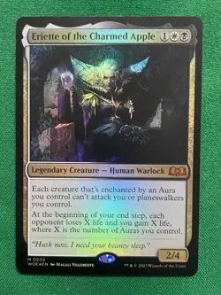 Eriette of the Charmed Apple M Wilds of Eldraine 202 NM (Foil) - Image 1