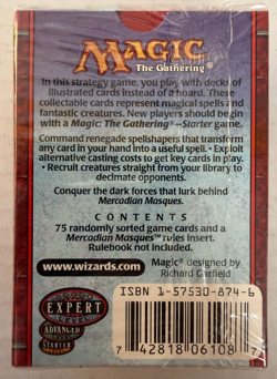 Magic The Gathering Mercadian Masques Tournament Pack ~ SEALED MTG B - Image 2