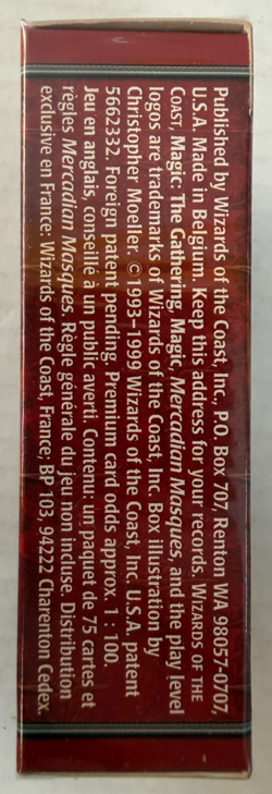 Magic The Gathering Mercadian Masques Tournament Pack ~ SEALED MTG B - Image 4