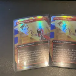 MTG - Belligerent Yearling Borderless - The Lost Caverns of Ixalan - NM FOIL - Image 2