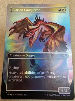 Clarion Conqueror - Foil (Borderless) Tarkir: Dragonstorm - Mtg - Image 2