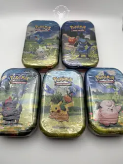 Pokemon TCG Ascended Heroes Mini Tin Lot of 5 Factory Sealed IN HAND - Image 1