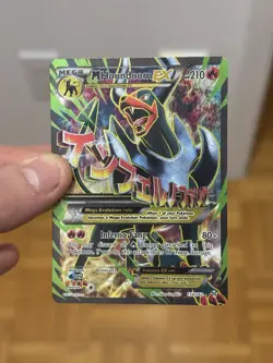 M Houndoom EX Full Art 154/162 XY Breakthrough Holo MP Pokemon TCG - Image 1