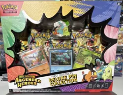 Pokemon TCG Mega Evolution Ascended Heroes First Partners Deluxe Pin Collection - Image 1