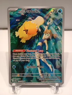Pokemon TCG Misty's Psyduck Destined Rivals 193/182 NM 2025 Illustration Rare - Image 1