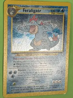 Feraligatr 4/111 Neo Genesis Holo Pokemon TCG NEAR MINT NO PLAY - Image 2