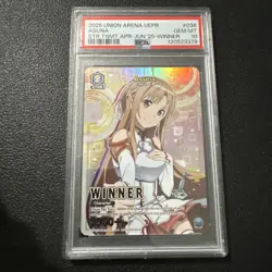 Union Arena Asuna Tournament Winner Promo UEPR/SAO-1-036 PSA 10 - Image 1