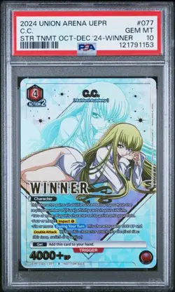 PSA 10 2024 Union Arena TCG C.C. Winner STR TMNT UEPR/CGH-1-077 - Image 1