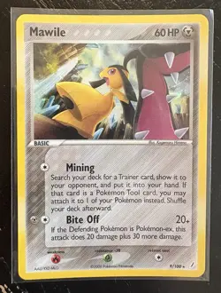 Mawile 2 Card Pokemon Holo Lot Including Holon Phantoms Stamped 9/100 - Image 2