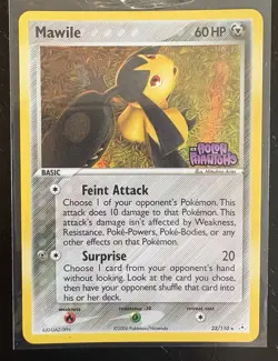 Mawile 2 Card Pokemon Holo Lot Including Holon Phantoms Stamped 9/100 - Image 3