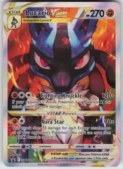 Lucario VSTAR - SWSH291 Promo SWSH: Sword & Shield Promo Cards SWSH291 Pokemon - Image 1