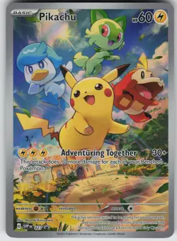 Pikachu - 027 Promo SV: Scarlet & Violet Promo Cards 027 Pokemon - Image 1